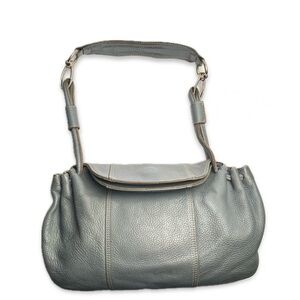 Carla Mancini Boho Pebbled Leather Shoulder Bag